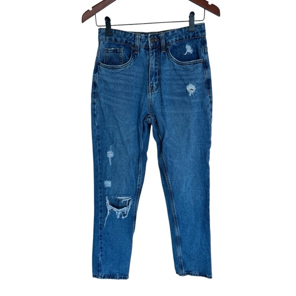 Refuge denim Blue Distressed Jeans size 0 - Picture 1 of 4